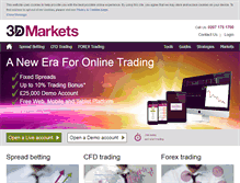 Tablet Screenshot of 3dmarkets.com